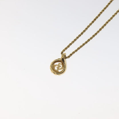 Christian Dior CD Pendant Necklace Gold-plated, GOLD, GOLD_PLATED, Necklace