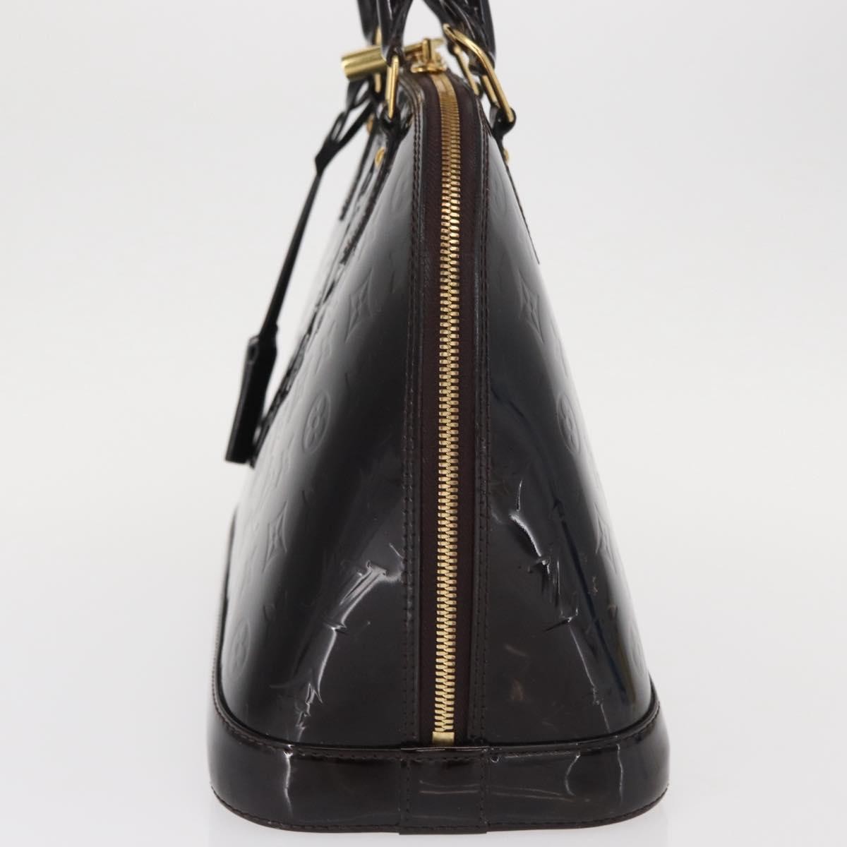 Louis Vuitton Alma Handbag Patent Leather, PURPLE, PATENT_LEATHER, Handbag