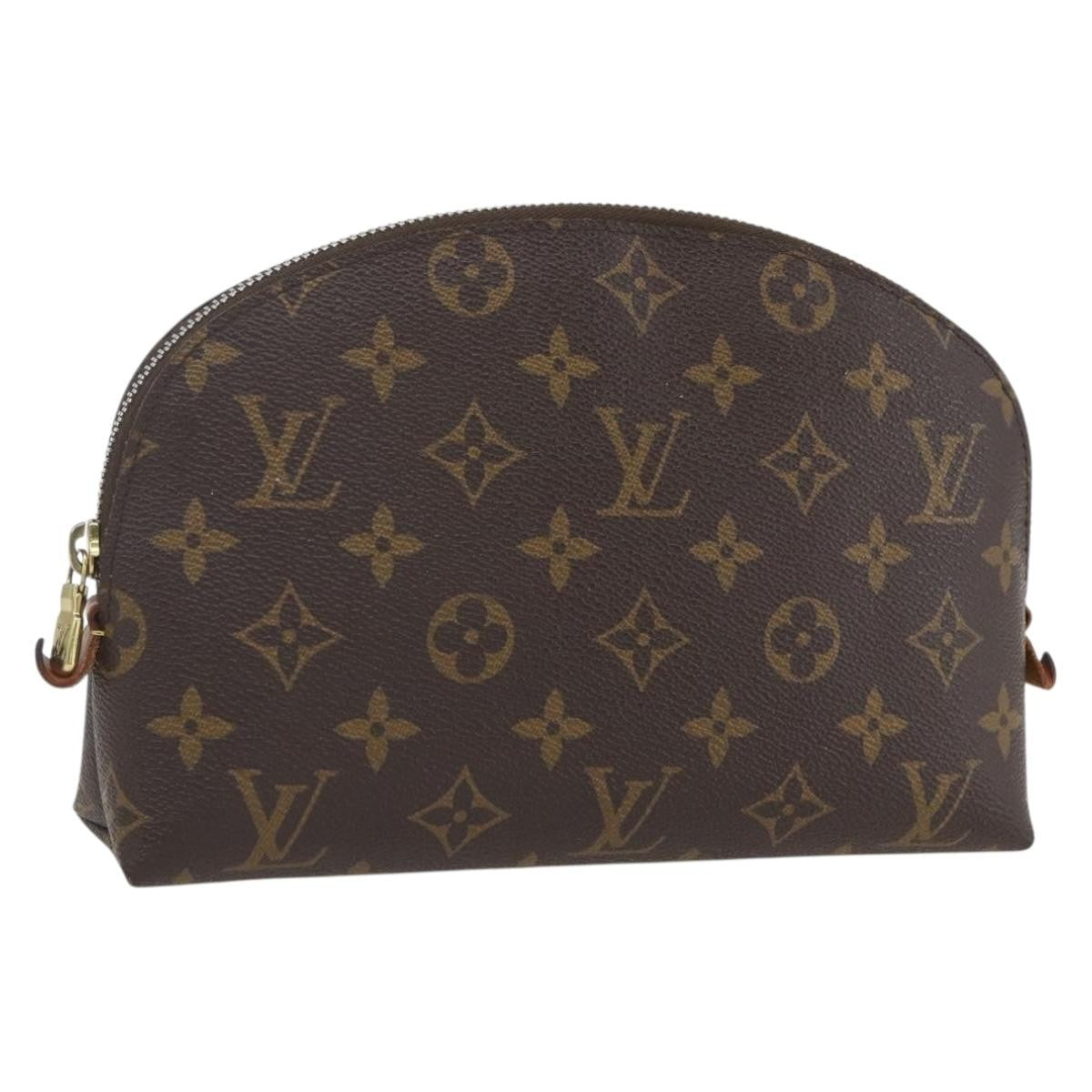 Louis Vuitton Cosmetic Pouch Monogram Canvas, BROWN, CANVAS, Clutche & pouche