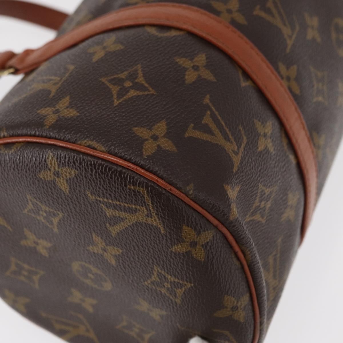 Louis Vuitton Papillon Handbag Monogram Canvas, BROWN, CANVAS, Handbag