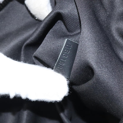 Louis Vuitton Discovery Pochette Monogram Shadow Leather, BLACK, LEATHER, Clutche & pouche