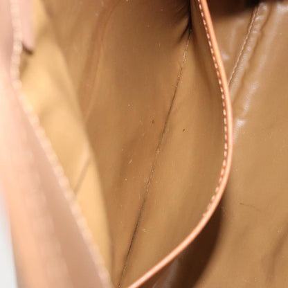 Celine C Macadam Pouch Canvas, Beige, PVC, Clutch