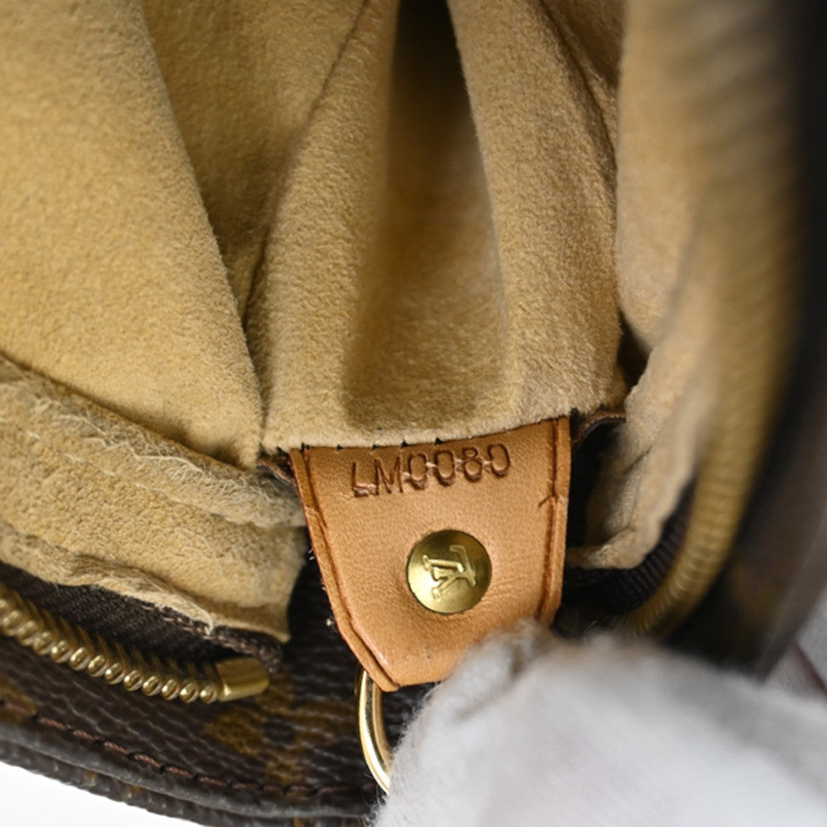 Louis Vuitton Looping Handbag Monogram Canvas, BROWN, CANVAS, Shoulder bag