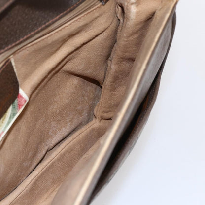 Gucci Vintage Shoulder Bag GG Canvas and Leather, BEIGE, CANVAS, Shoulder bag