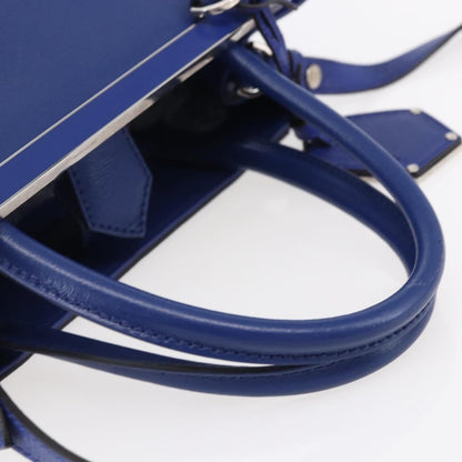 Fendi 2Jours Bag Leather, BLUE, LEATHER, Handbag