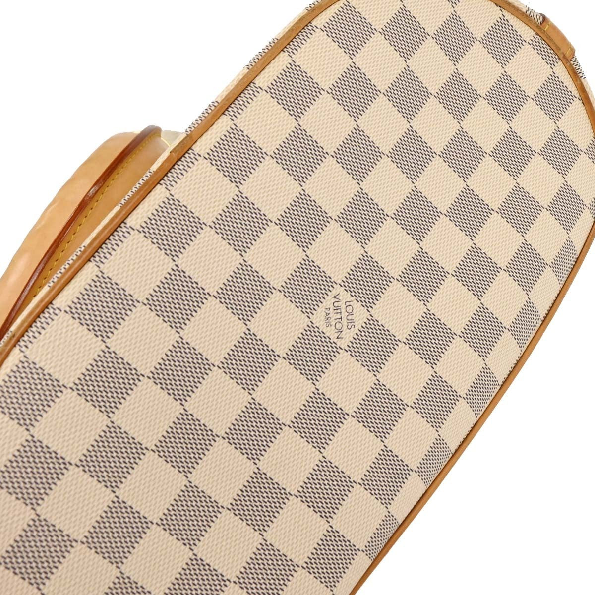 Louis Vuitton Pampelonne Handbag Damier, WHITE, CANVAS, Tote bag