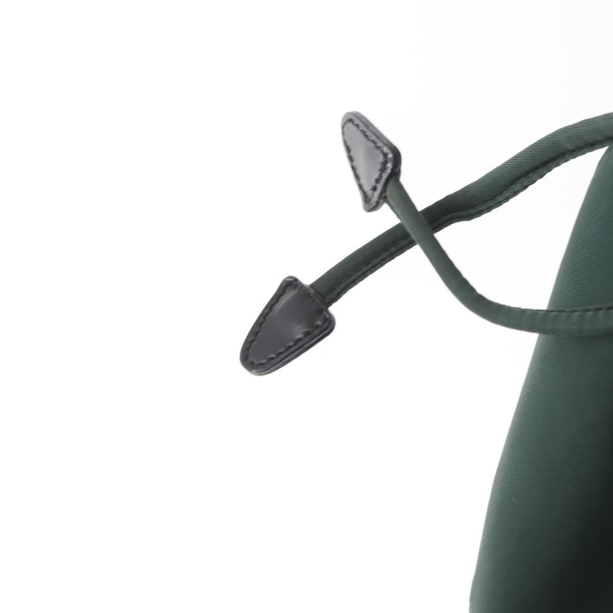 Prada Double Front Pocket Backpack Tessuto, GREEN, NYLON, Backpack