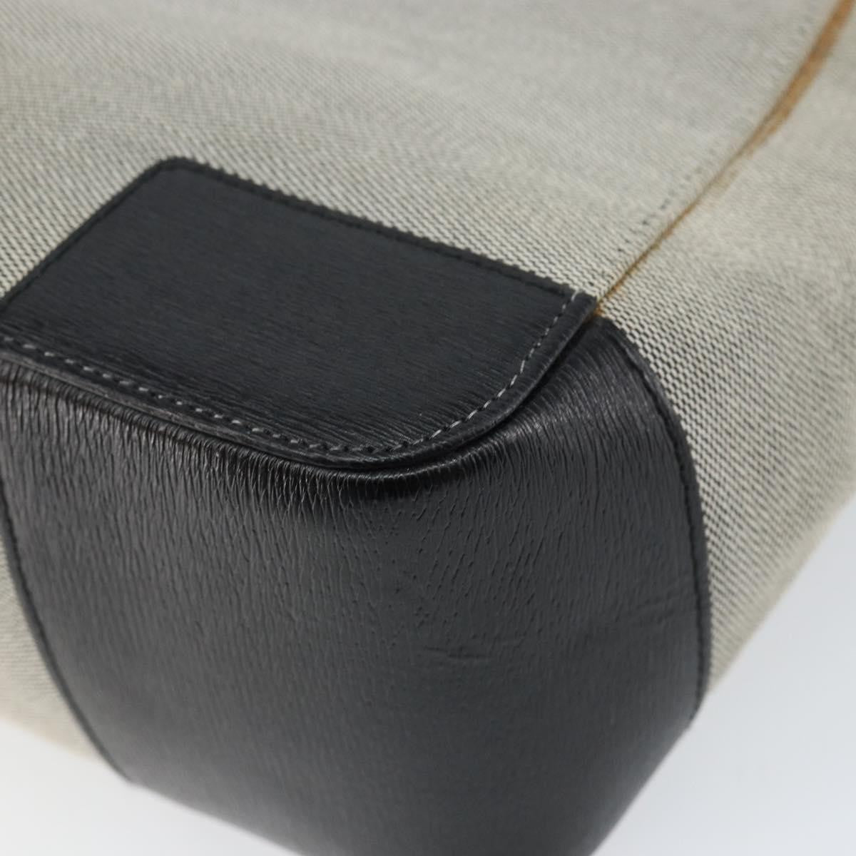 Gucci Vintage square G handbag Canvas, GRAY, CANVAS, Handbag