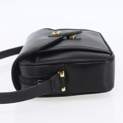 Gucci Vintage Shoulder Bag Leather, BLACK, LEATHER, Shoulder bag