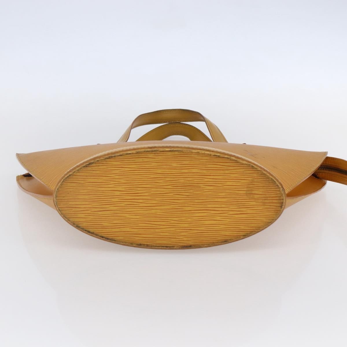 Louis Vuitton Saint Jacques Handbag Epi Leather, YELLOW, LEATHER, Handbag