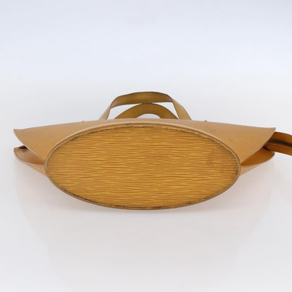 Louis Vuitton Saint Jacques Handbag Epi Leather, YELLOW, LEATHER, Handbag