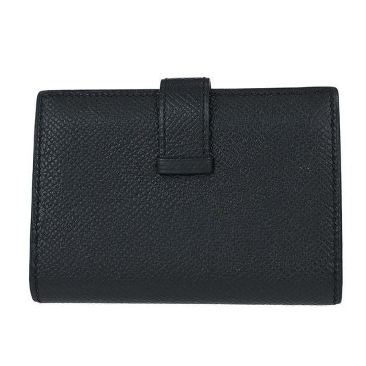 Hermes Bearn Wallet Epsom, Black, Leather, Wallet