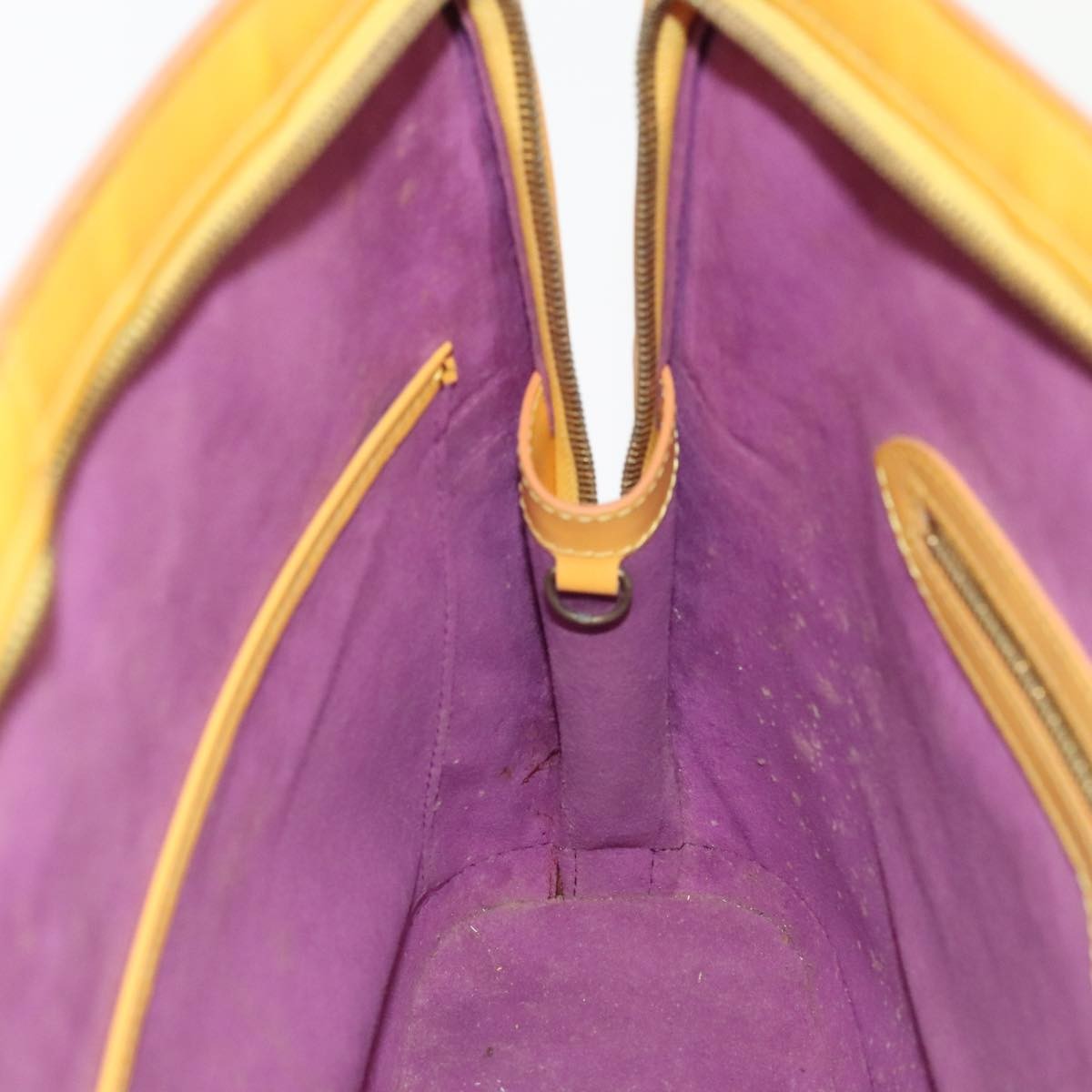 Louis Vuitton Lussac Handbag Epi Leather, YELLOW, LEATHER, Handbag