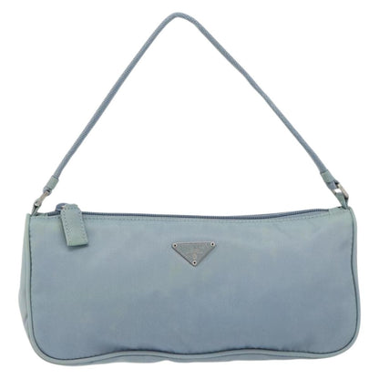 Prada Pochette Shoulder Bag Tessuto, BLUE, NYLON, Clutche & pouche