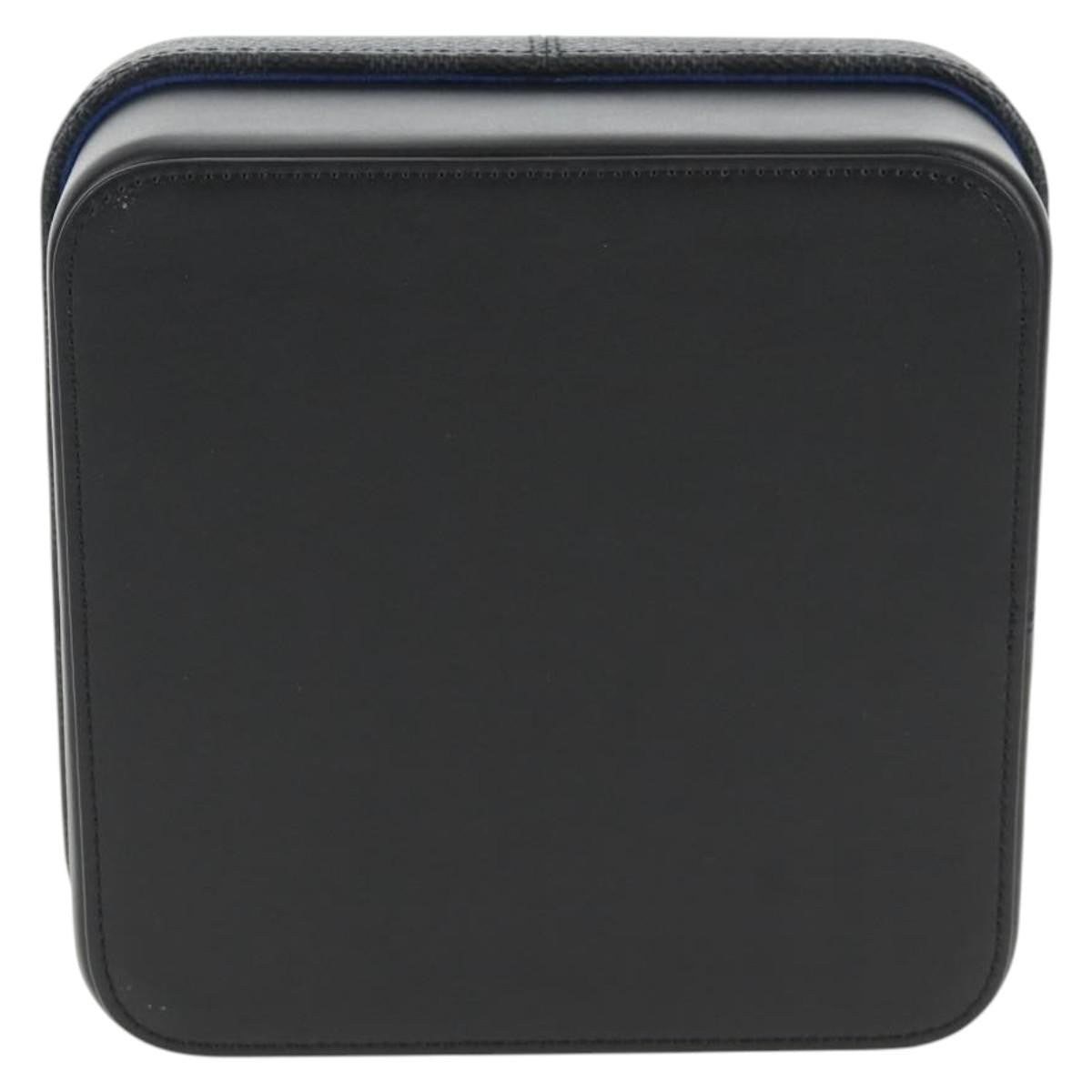 Louis Vuitton Box Camille Case Alps Patches Damier Graphite and Leather, GRAY, CANVAS, Tech accessory