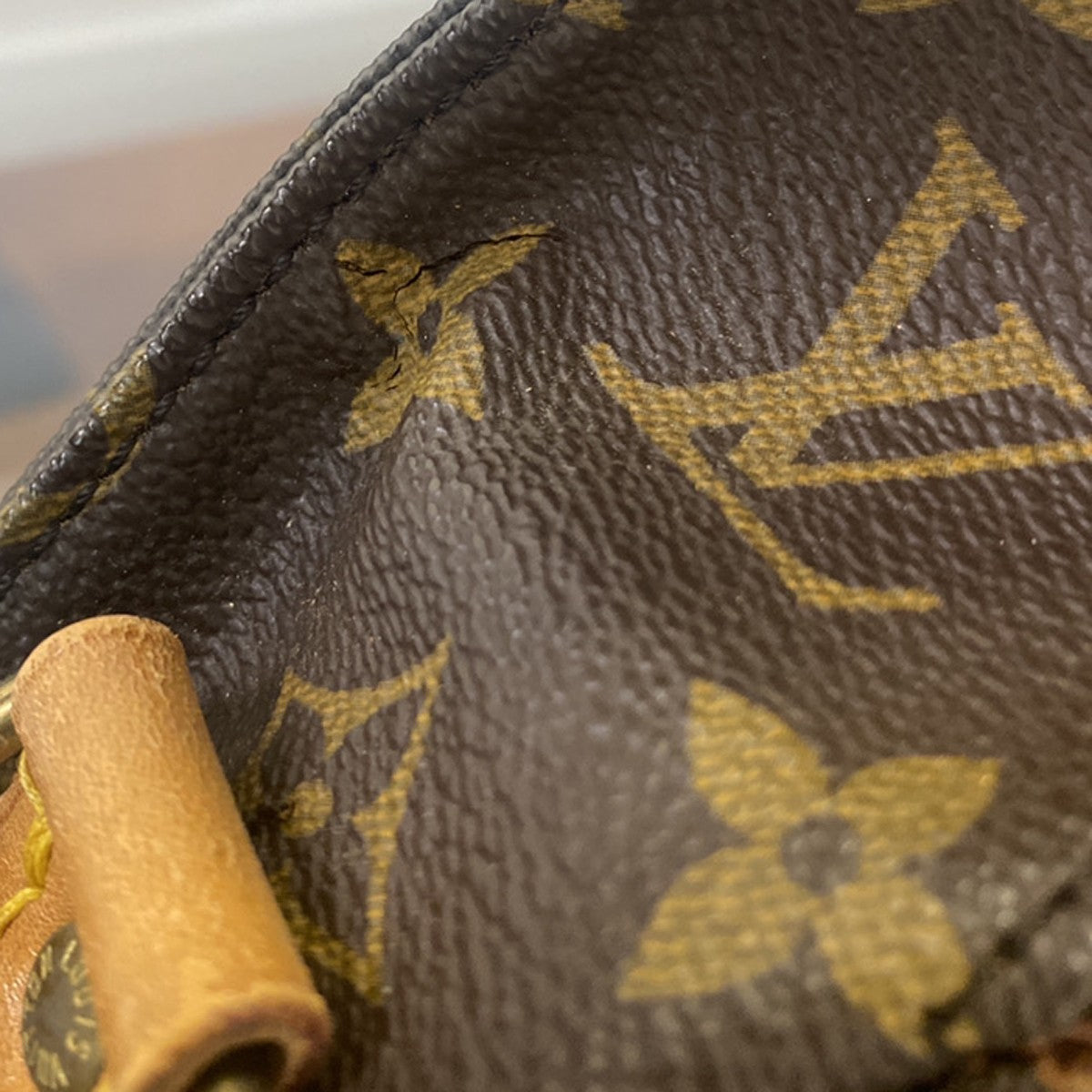 Louis Vuitton Cartouchiere Handbag Monogram Canvas, BROWN, LEATHER, Shoulder bag