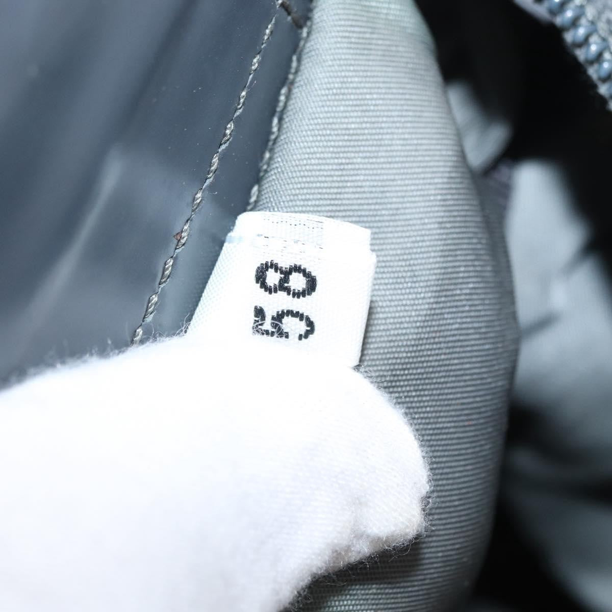 Prada Front Zip Convertible Flat Messenger Tessuto with Leather, GRAY, NYLON, Shoulder bag