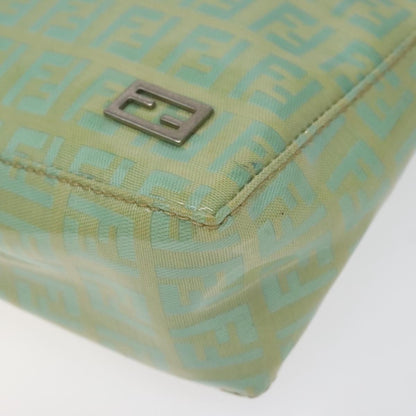 Fendi Vintage Belted Pochette Zucchino Canvas, GREEN, CANVAS, Clutche & pouche