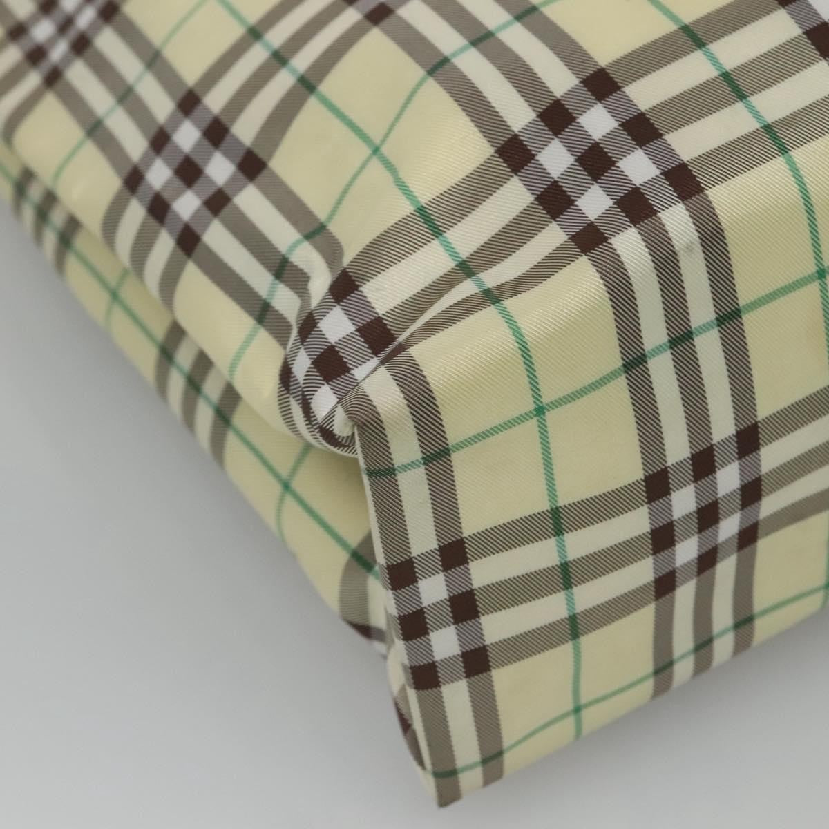 Burberry Nova Handbag Check Pattern, GREEN, NYLON, Handbag