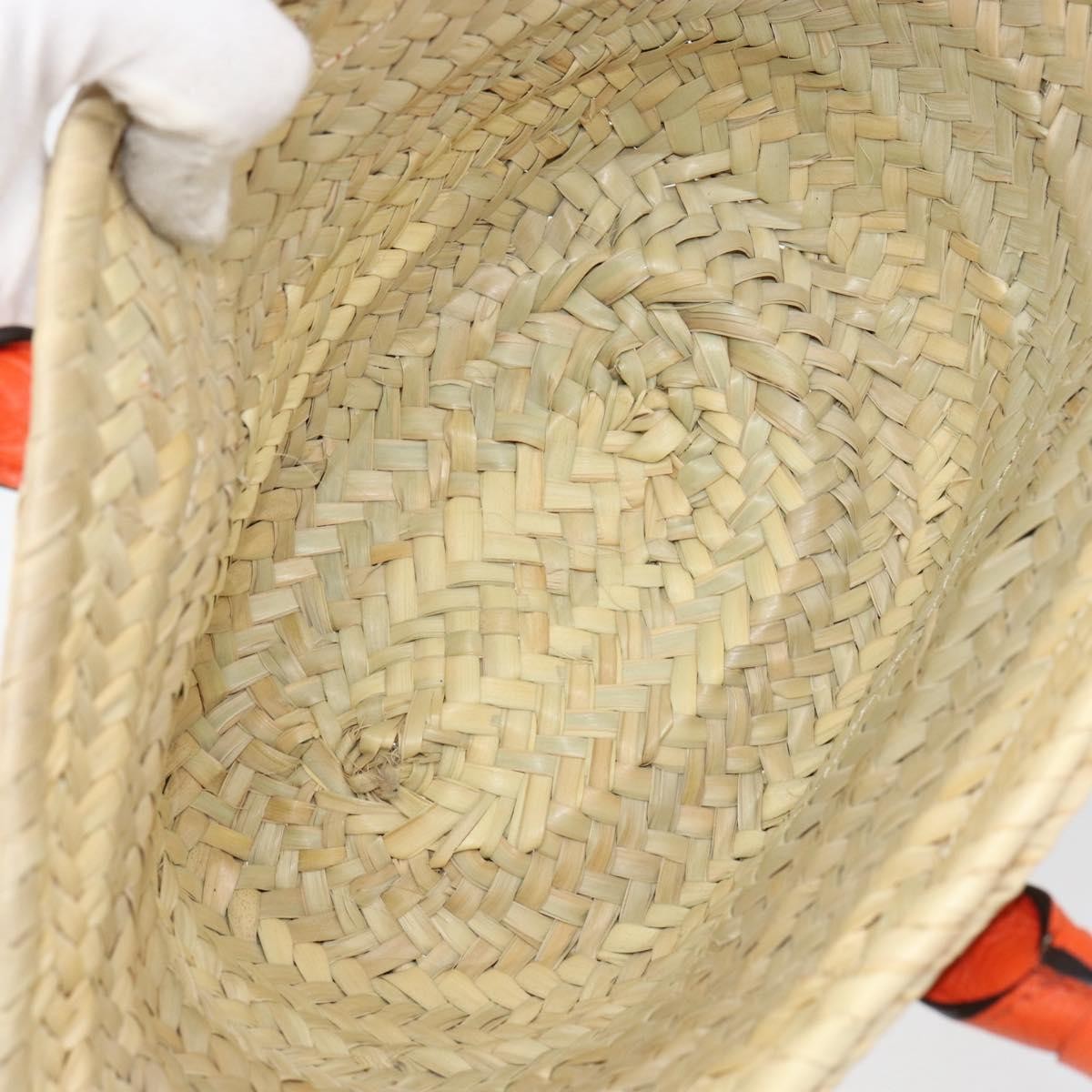 Chloe Marcie Basket Bag Raffia and Leather, BEIGE, WICKER, Handbag