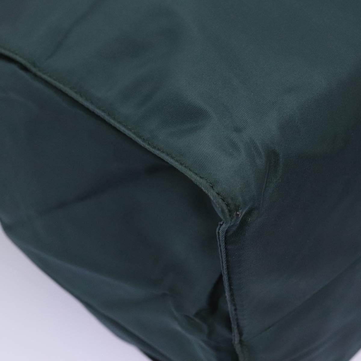 Prada Metal Handles Tote Tessuto, KHAKI, NYLON, Tote bag