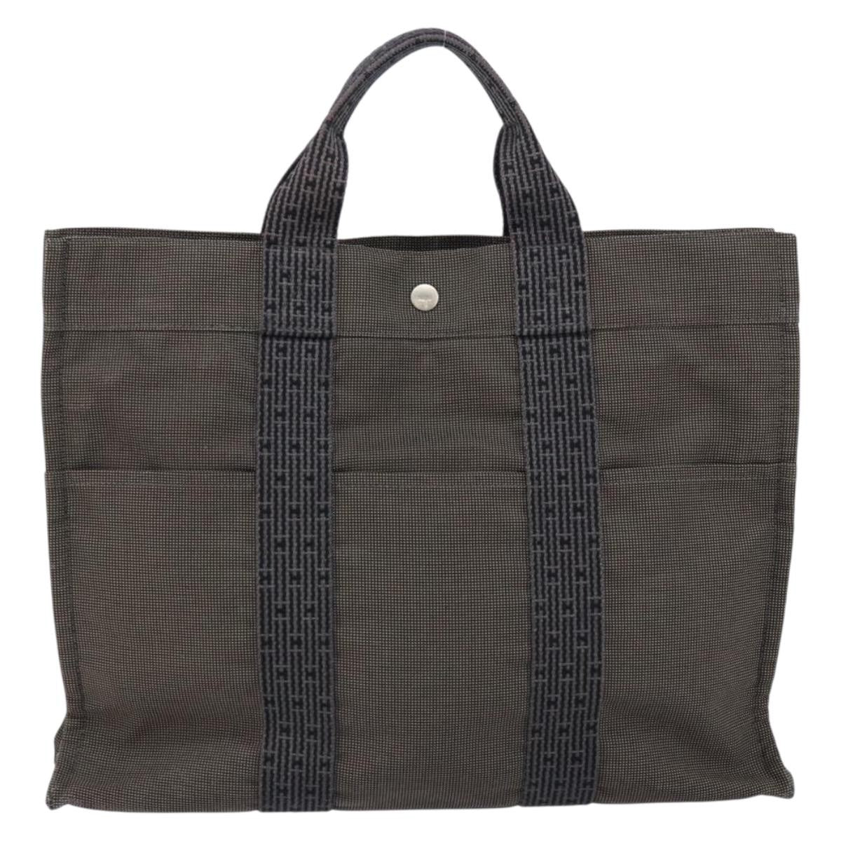 Hermes Fourre-tout Herline Fourre-tout Herline, GRAY, CANVAS, Tote bag