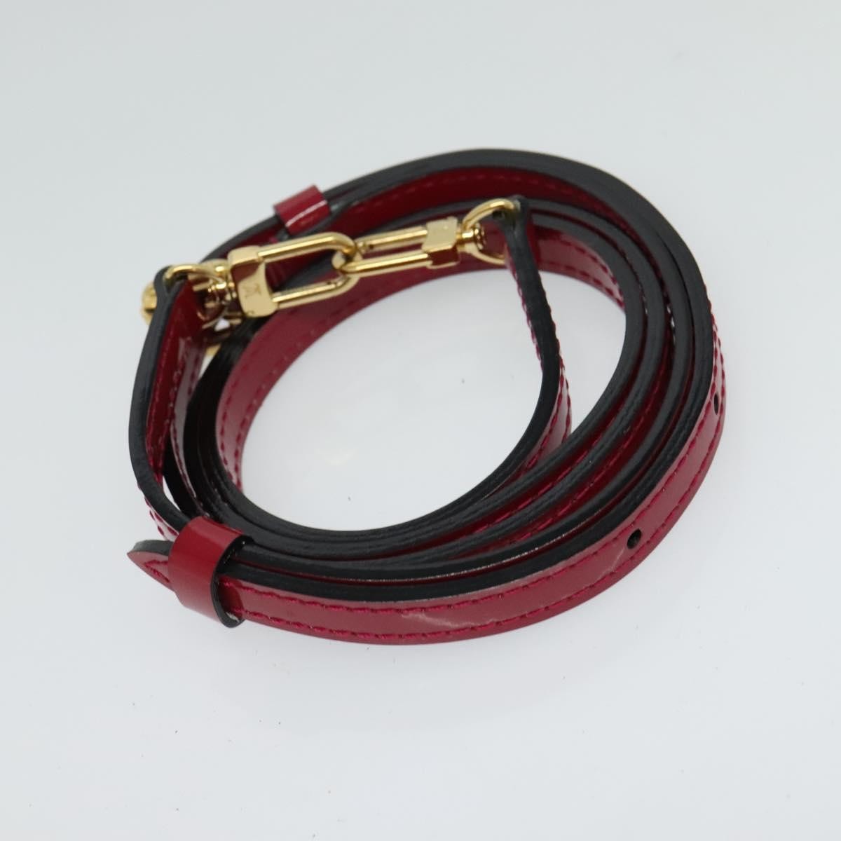 Louis Vuitton Monceau Handbag Vernis, RED, PATENT_LEATHER, Handbag