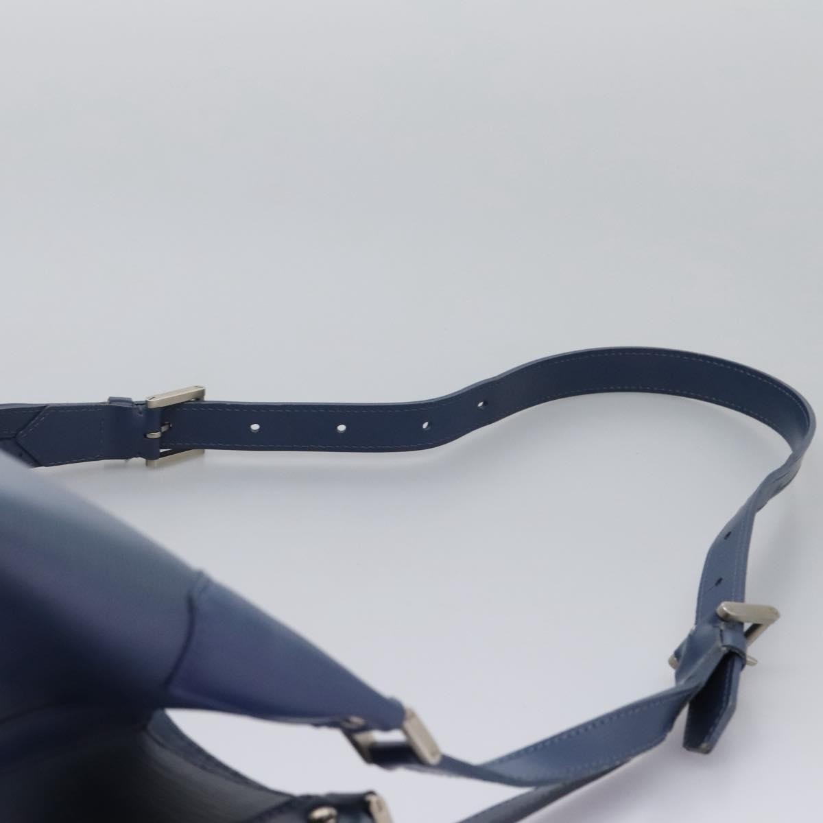 Louis Vuitton Mandara Handbag Epi Leather, BLUE, LEATHER, Shoulder bag