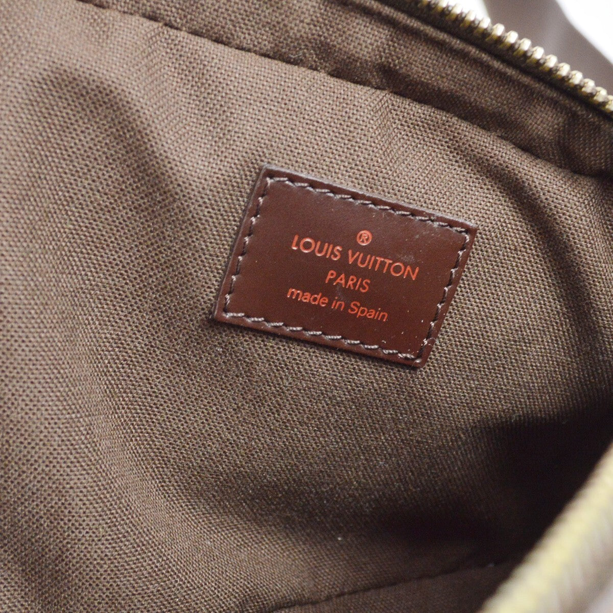 Louis Vuitton Geronimos Waist Bag Damier, BROWN, CANVAS, Clutche & pouche