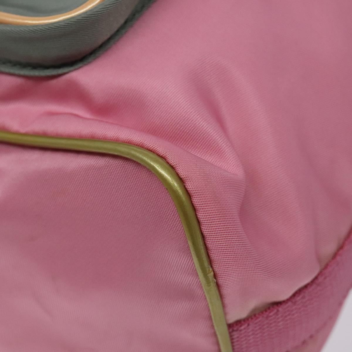 Prada Drawstring Bucket Bag Tessuto, PINK, NYLON, Handbag