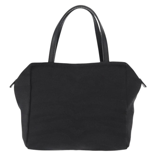 Fendi Vintage Handbag Canvas, Black, Canvas, Handbag