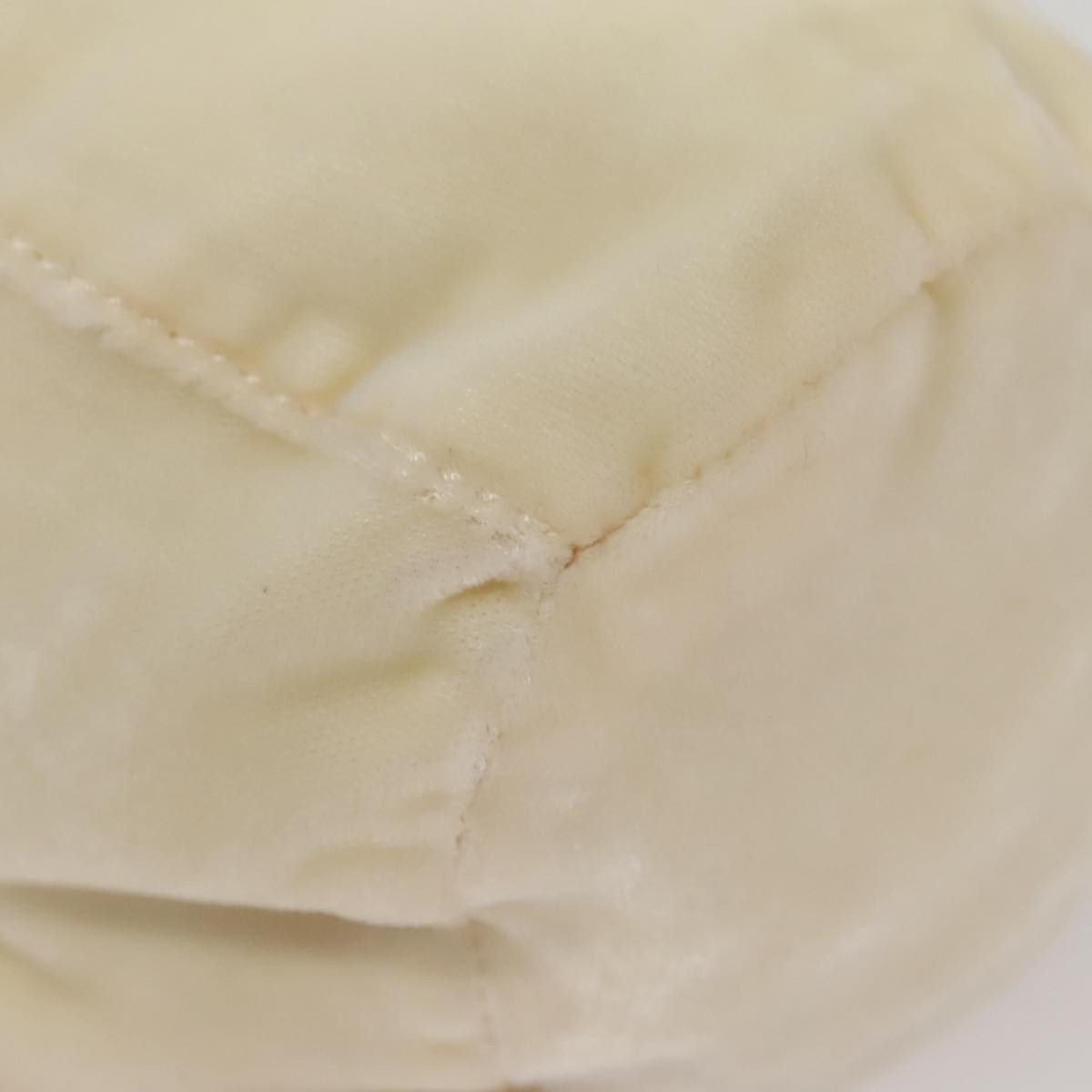 Prada Drawstring Pouch Velvet, BEIGE, VELVET, Clutche & pouche