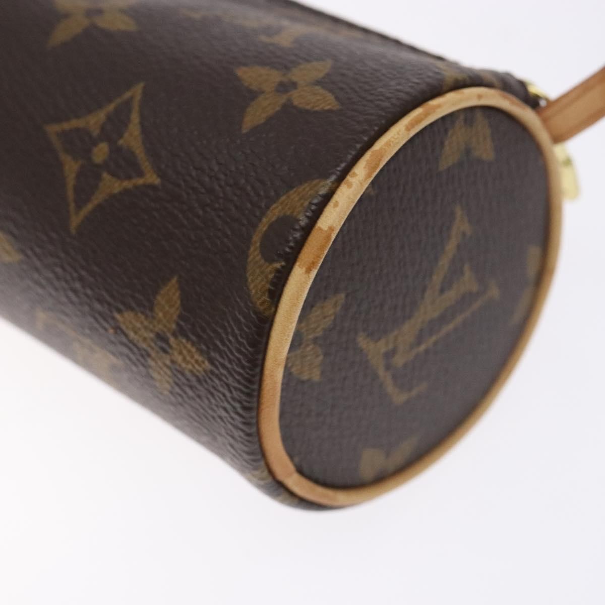 Louis Vuitton Papillon Pochette Monogram Canvas, BROWN, CANVAS, Handbag