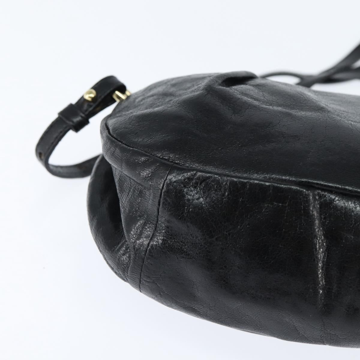 Chloe Vintage Shoulder Bag Leather, BLACK, LEATHER, Shoulder bag