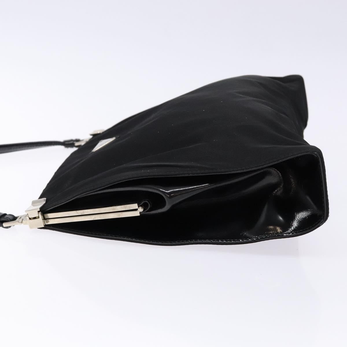 Prada Vintage Shoulder Bag Tessuto, BLACK, NYLON, Shoulder bag