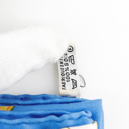 Hermes Carré 90 Silk multicolor, BLUE, SILK, Scarve & shawl