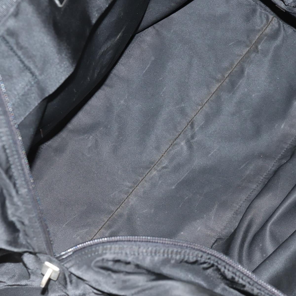 Prada Vintage Boston Bag Nylon, BLACK, NYLON, Travel bag