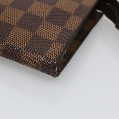Louis Vuitton Marais Bucket Zip Pouch Damier, BROWN, CANVAS, Clutche & pouche