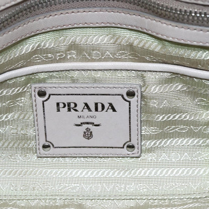 Prada Gaufre Convertible Tote Nappa Leather, BEIGE, LEATHER, Handbag