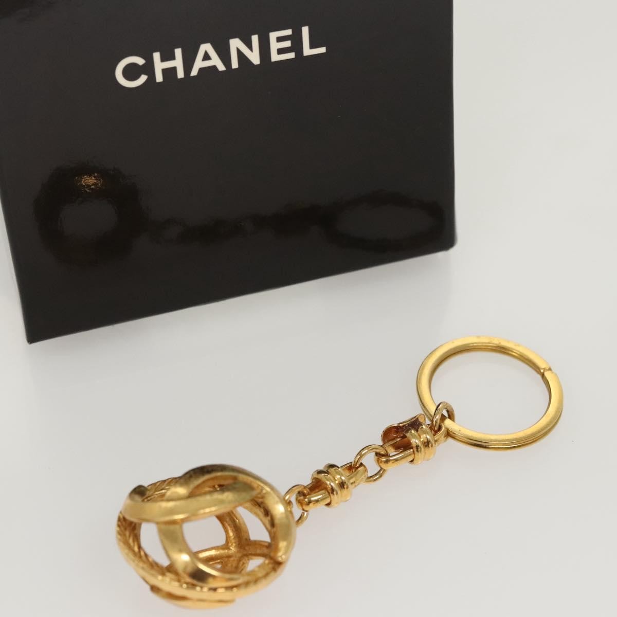 Chanel Vintage CC Keychain Metal, GOLD, METAL, Charms and Keychains