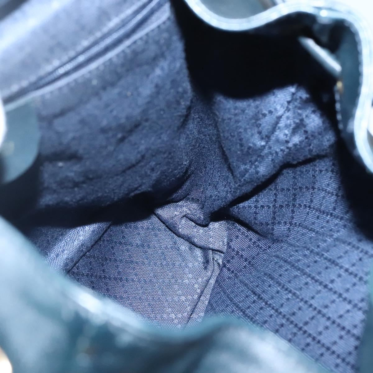 Gucci Vintage Bamboo Backpack Leather, BLACK, LEATHER, Backpack