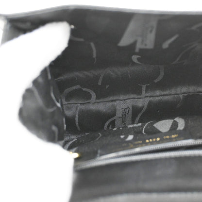 Salvatore Ferragamo Vintage Vara Bow Top Handle Bag Leather, BLACK, LEATHER, Shoulder bag