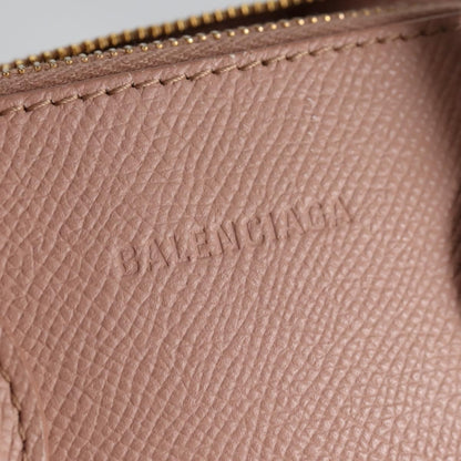 Balenciaga Logo Ville Bag Leather, PINK, LEATHER, Handbag