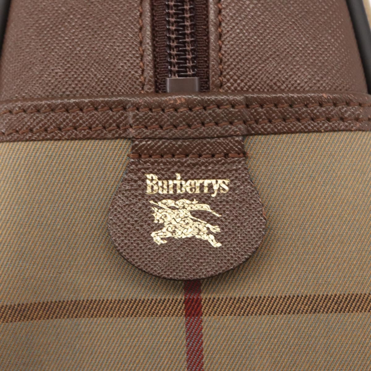 Burberry Nova check boston bag Canvas, BEIGE, CANVAS, Handbag
