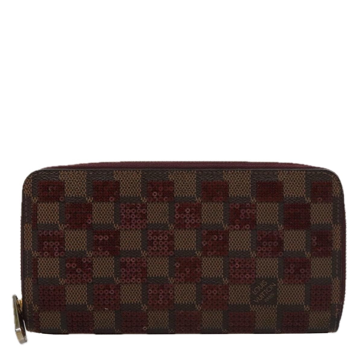 Louis Vuitton Zippy Wallet NM Damier Piet, BROWN, CANVAS, Wallets