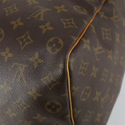 Louis Vuitton Keepall Bag Monogram Canvas, BROWN, CANVAS, Travel bag