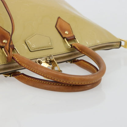 Louis Vuitton Montebello Handbag Monogram Vernis, Beige, Patent Leather, Handbag