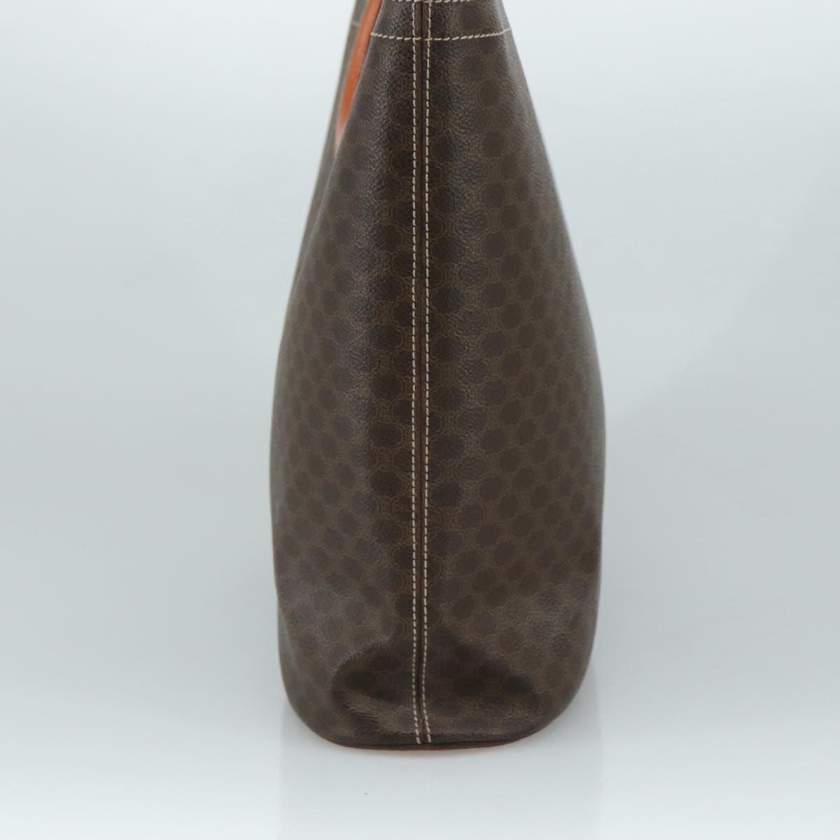 Celine Vintage Macadam Tote bag Canvas and Leather, BROWN, CANVAS, Tote bag