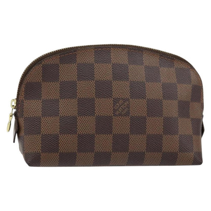 Louis Vuitton Cosmetic Pouch Damier, BROWN, CANVAS, Clutche & pouche