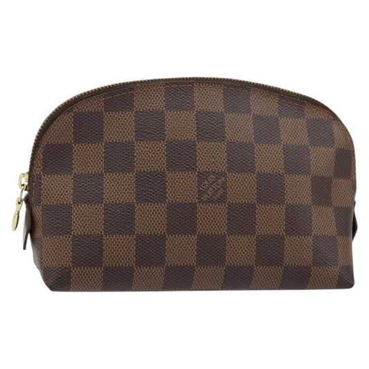 Louis Vuitton Cosmetic Pouch Damier, BROWN, CANVAS, Clutche & pouche